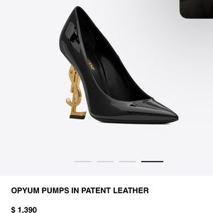 Authentic YSL OPYUM PUMPS IN PATENT LEATHER
